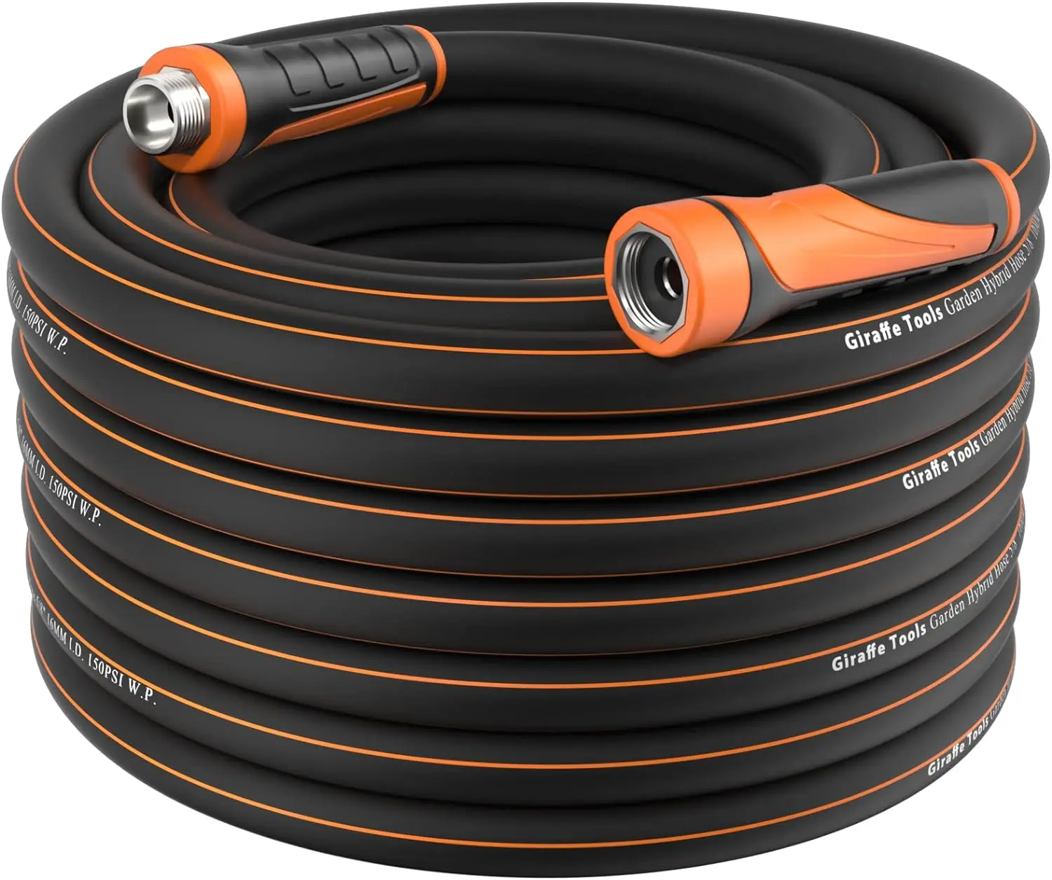 

Water Hose Heavy Duty, Flexible, Lightweight Hybrid Hose with Swivel Handle, Male to Female Fittings, Burst 600 PSI