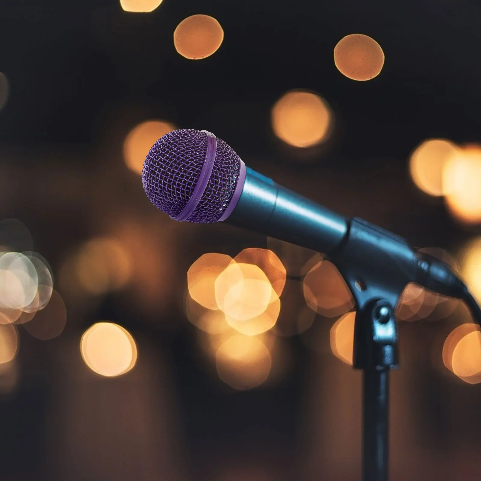 

4Pcs Colorful Microphone Grill Mesh Cover Replacement For Wired Wireless Mic Accessories