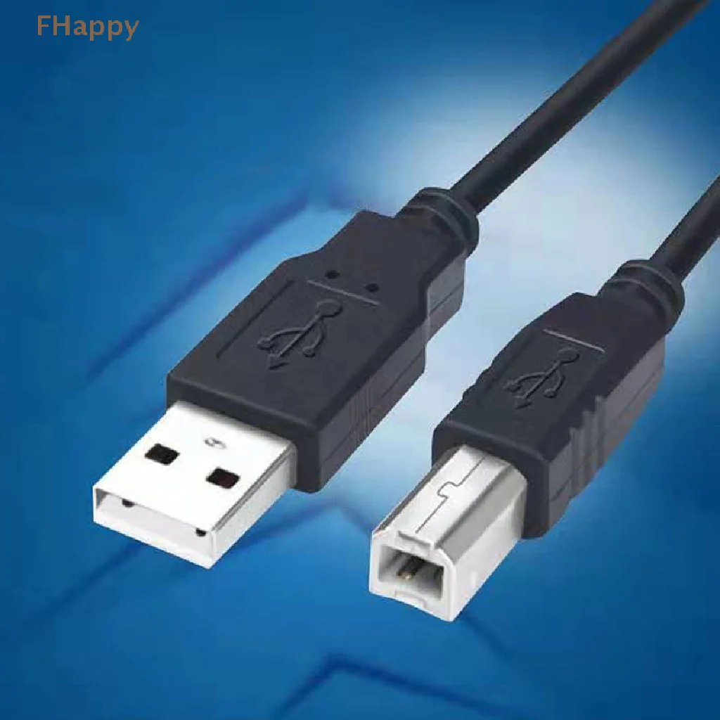 USB สาย USB เครื่องพิมพ์2.0ประเภท A ชายไป Type B ชายเครื่องสแกนเนอร์เครื่องพิมพ์