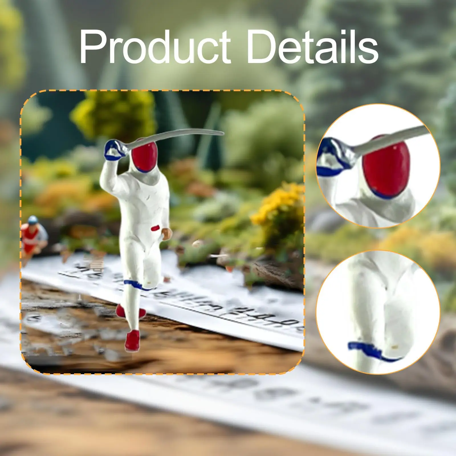 1/64 schaal miniatuur figuur beeldje Diorama's creatieve handgeschilderde miniatuur collectie lay-out decoratie kleine mensen