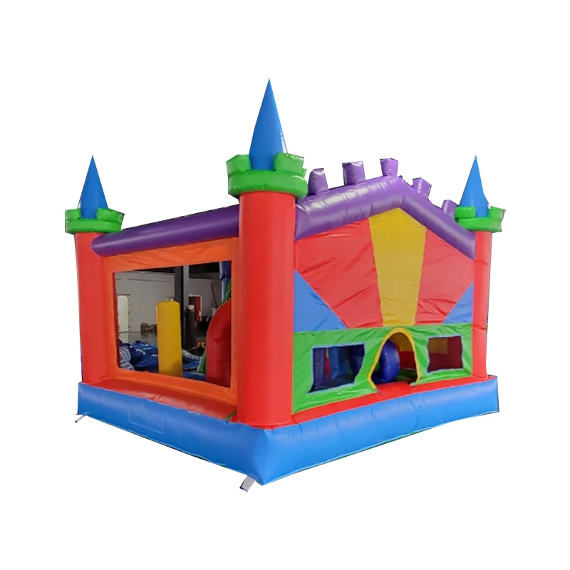 Giant Commercial Inflatable Dry Slide Outdoor Playground Equipment Kids Party Rental Bouncer Castle PVC Amusement Park Toy