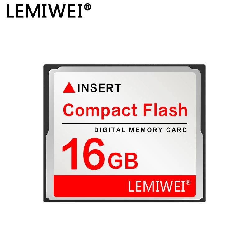 Scheda di memoria Lemiwei 256MB 512MB Scheda flash compatta 1GB 2GB 4GB CF Card 8GB 16GB 32GB 64GB Scheda Compactflash per fotocamera