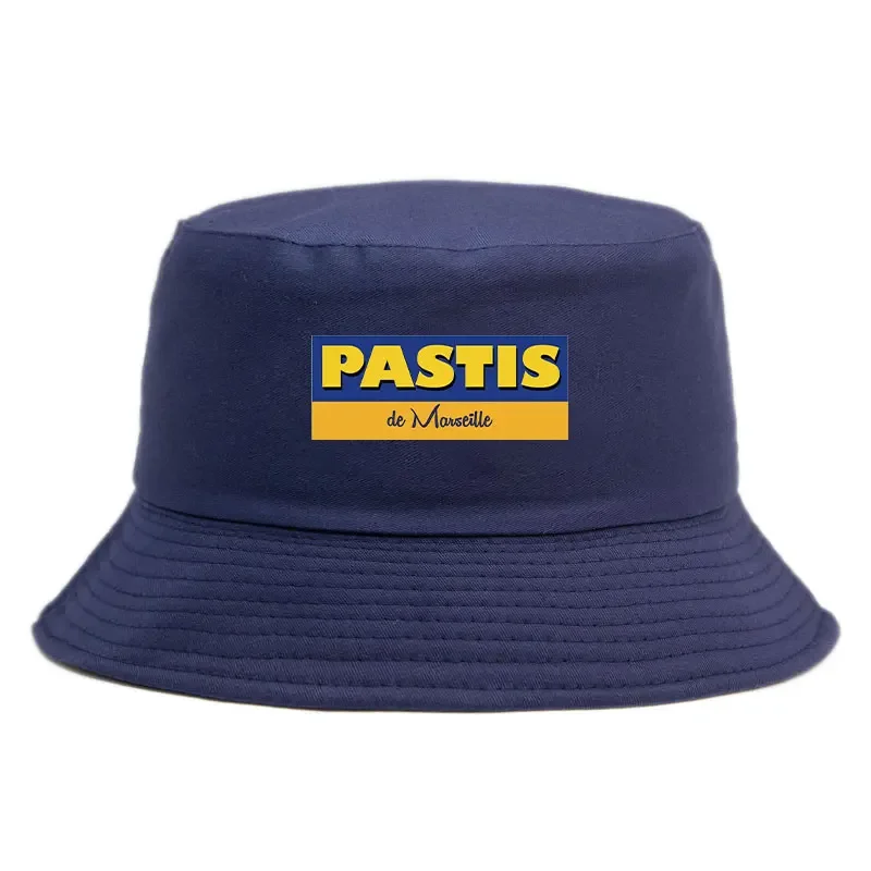 France Pastis Bob Unisex Casual Cotton Reversible Bucket Hat Adult Travel Sun Beach Fisherman Cap Summer Spring Woman Man UVHats