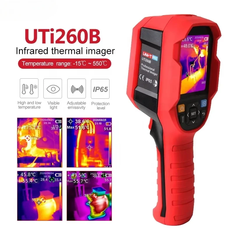 UTi260B HD 256X192 بكسل الصناعية كاميرا التصوير الحراري بالأشعة تحت الحمراء درجة الحرارة التصوير الدائرة الصيانة الكهربائية