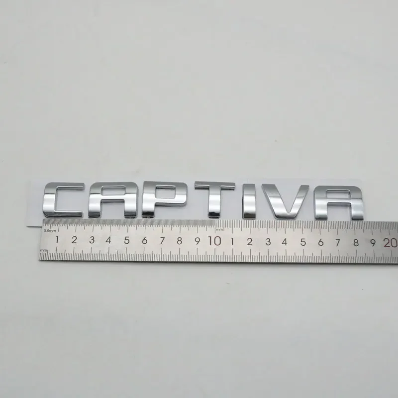 For Captiva Rear Trunk Tailgate Emblem Car Badge Logo Sticker Decal Nameplate