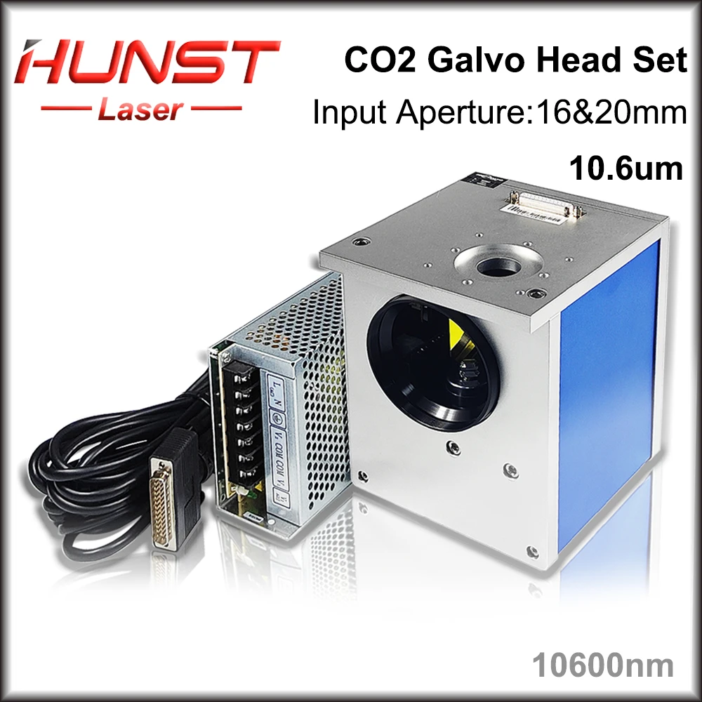 HUNST RC2807 Co2 Galvo Head Set 10.6um Input Aperture 16 & 20mm for Co2 Laser Marking Machine Scanning System.