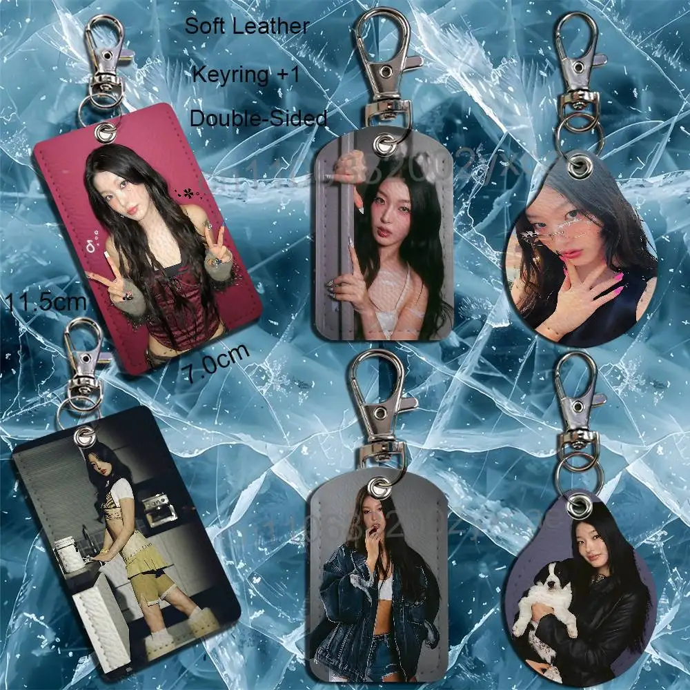 

Y2K girl style Yoonchae Holder For Bank Business Work Card Holder Student Card Case Bus Card Keychain