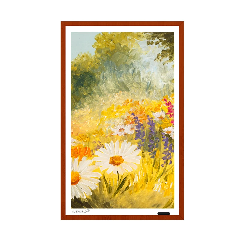 Museum Smart Photo Frame Display 27 Inch Large Size Digital Photo Frame Digital Photo Frame With Clock