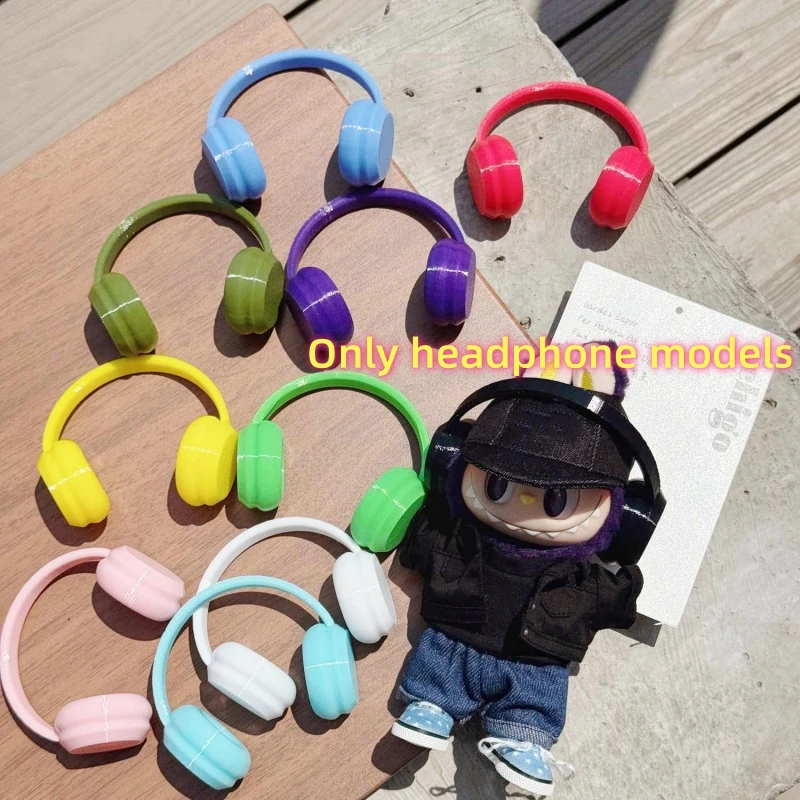 

Hot Sale For Labubu V1v2v3 Headphone Model Pendant Doll Decoration Labubu Accessories Festival Toys No Doll