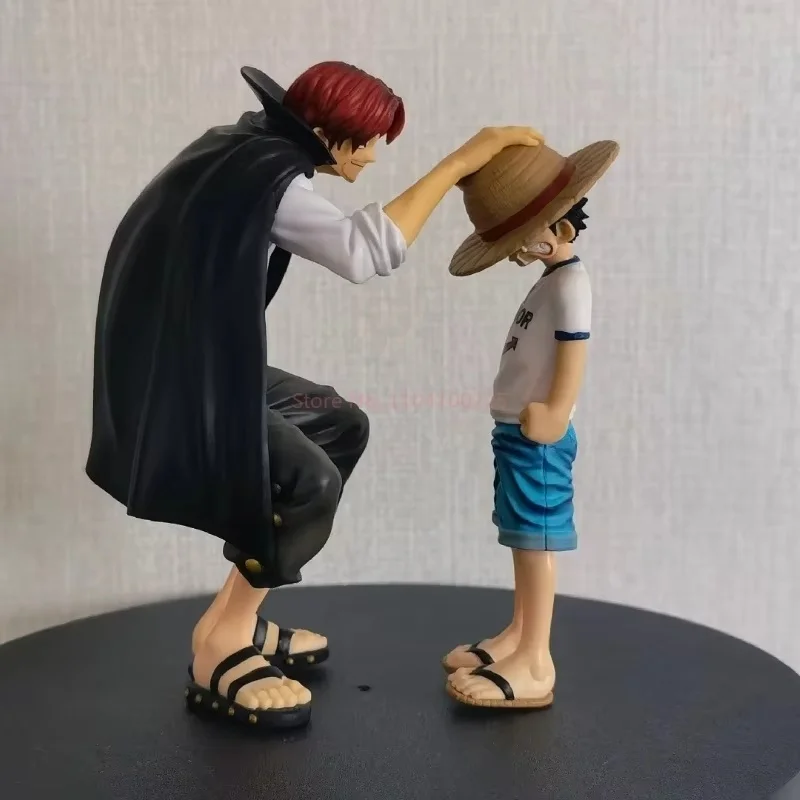 

Bandai Genuine One Piece Ichiban Kuji Shanks Straw Hat Luffy Law Corazon Robin Olvia Yamato Anime Figures Toys For Kids Gift