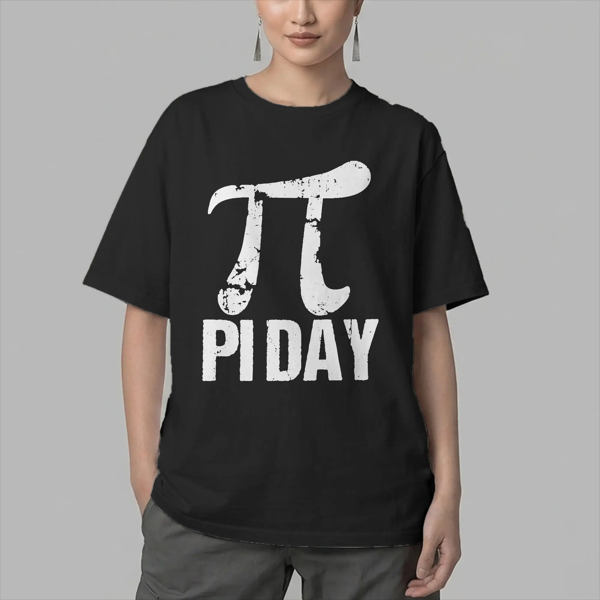Funny Pi Day T-Shirt Men Round Collar 100% Cotton T Shirt Math Pie Mathematics Student Geek Short Sleeve Tee Shirt New Clothing