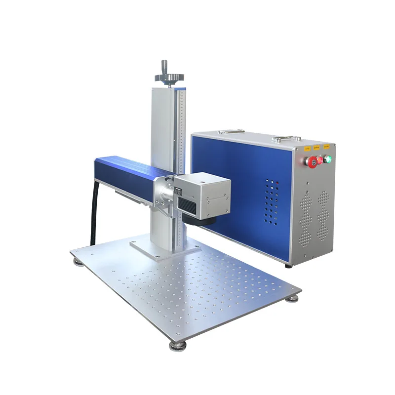 Split marking machine key chain gold and silver jewelry 20w30w50w fiber optic marking machine