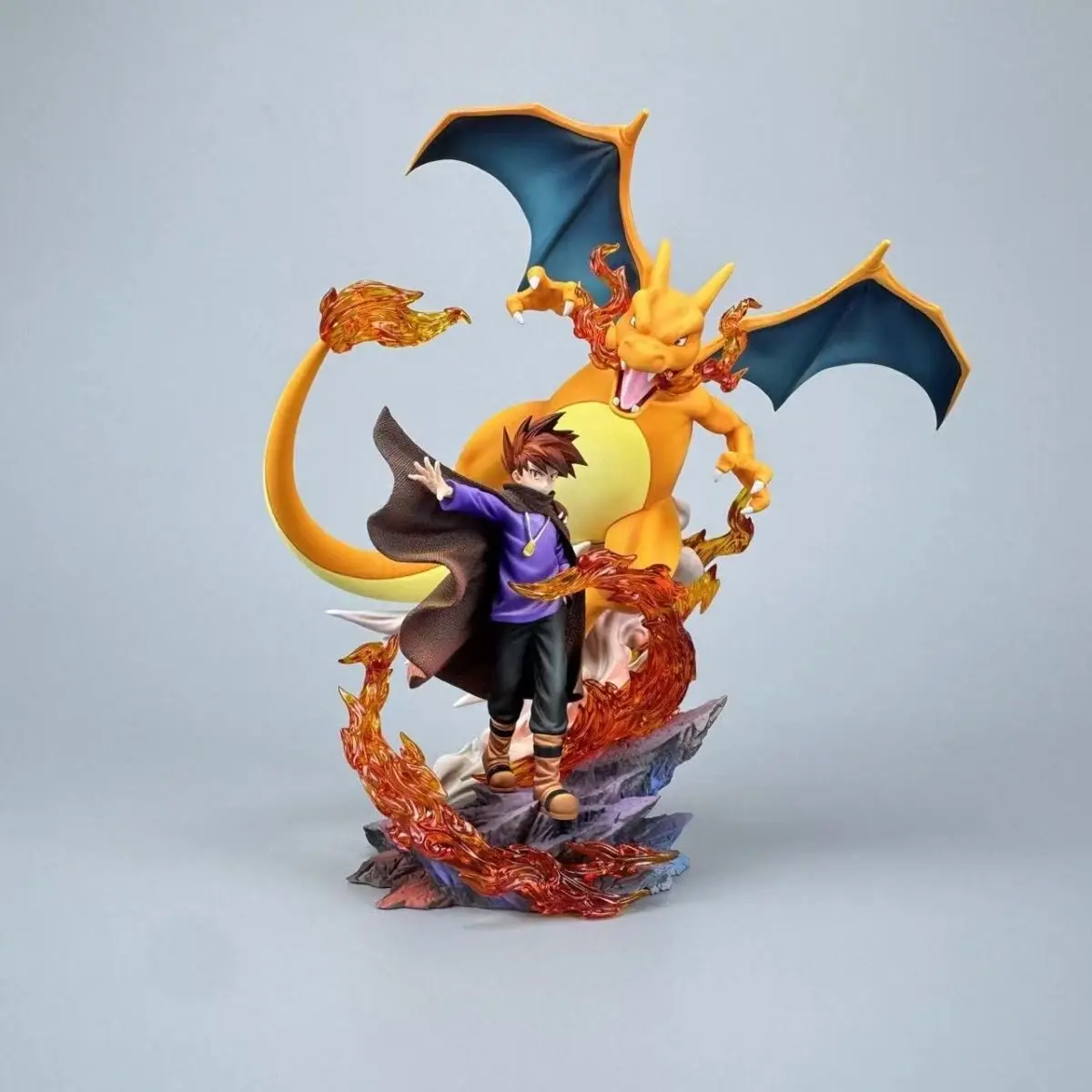 Pokemon Charizard Drachen Anime Actionfigur PVC-Modell Desktop-Ornamente Sammlerfigur Spielzeug Heimdekoration Trendiges Geschenk