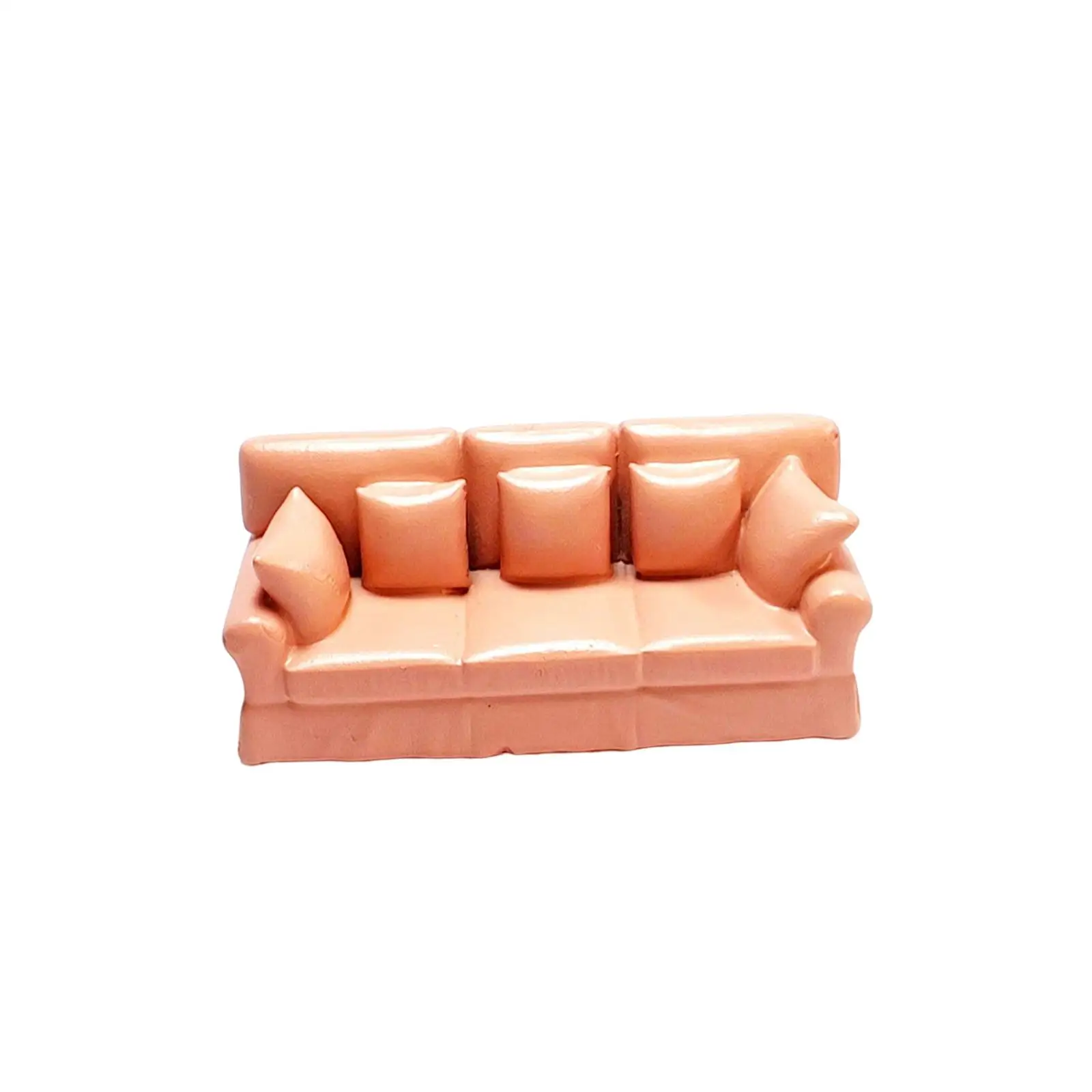 Möbel im Maßstab 1:64, Miniatur-Harz-Sofa-Modell, DIY-Bastelprojekte, DIY-Figur