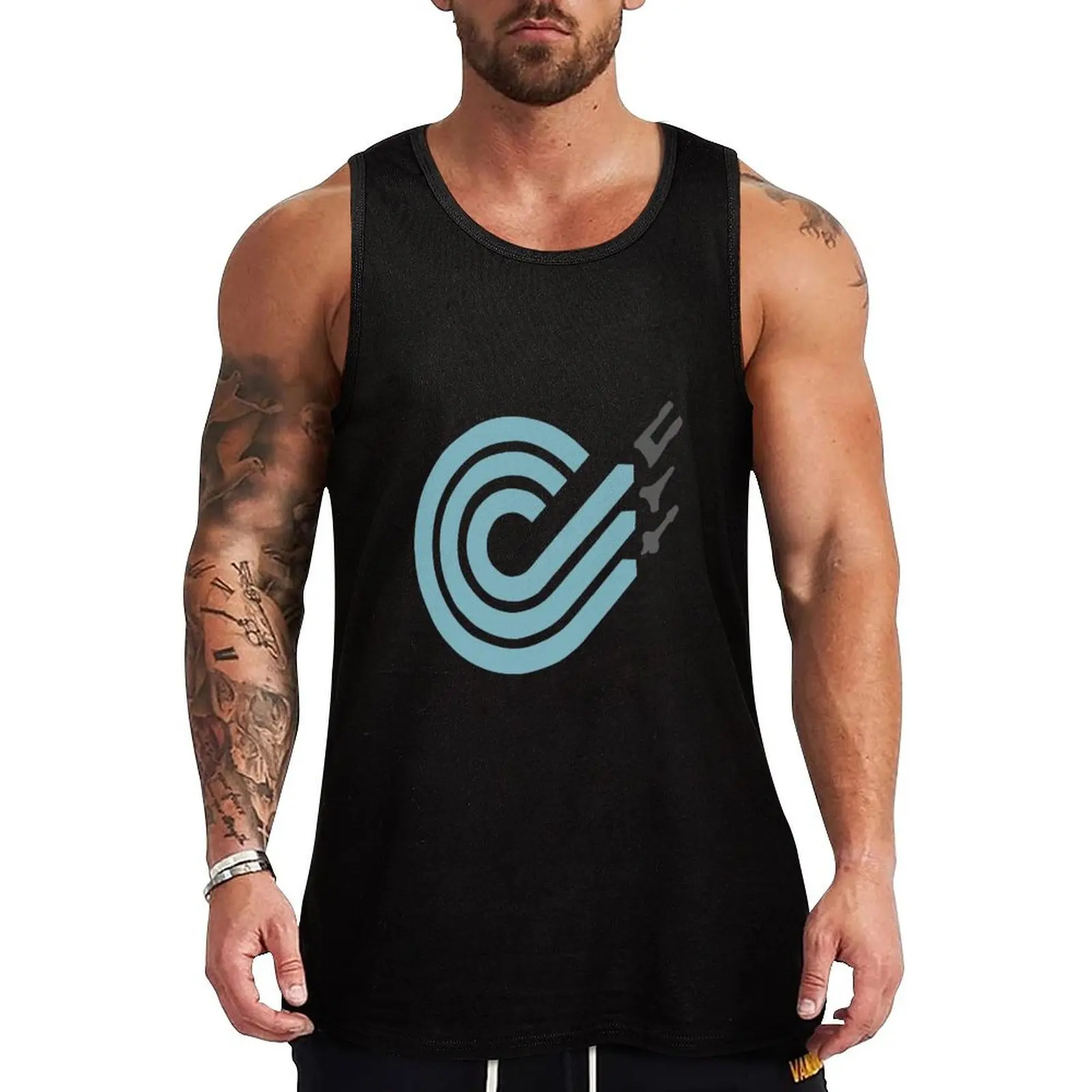

Wipeout HD logo Tank Top vest men gym training accessories fashion 2025 man