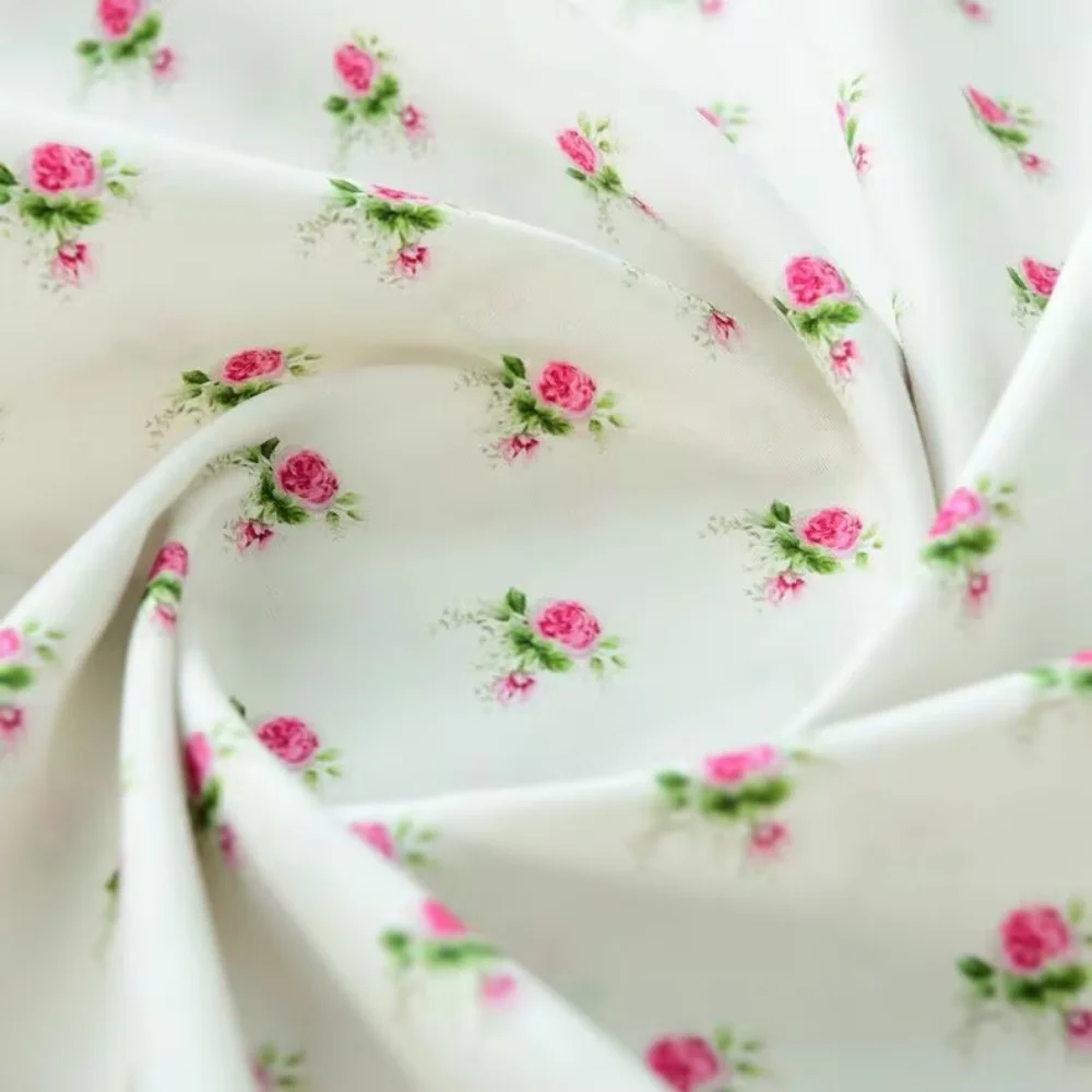 

Цветок розового цвета, дизайн, удобный материал, отличное качество, элегантная ткань из 100% чистого хлопка для женщин, рубашка для малышей