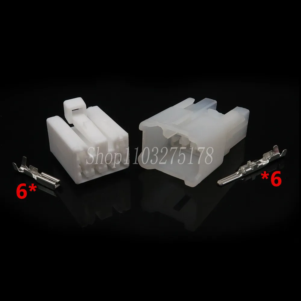 1 Set 6 Pin MG620153 MG610152 7122-1360 7123-1360 Audio Modified Socket Automotive Wire Connector For Toyota