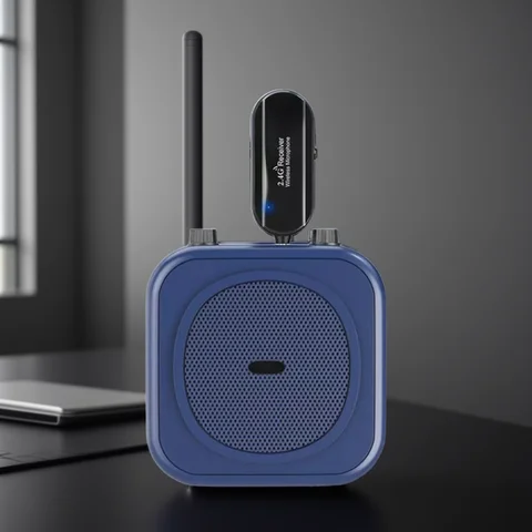 2.4G Headset Wireless Microphone Kit Transmitter with Receiver for Voice Amplifier Speaker Teaching Stage Guide