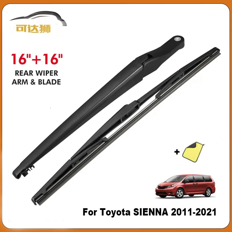 

Рычаг и щетка заднего стеклоочистителя подходит для Toyota SIENNA 2011-2021 85241-08020 ABS резиновый задний стеклоочиститель автомобильные аксессуары