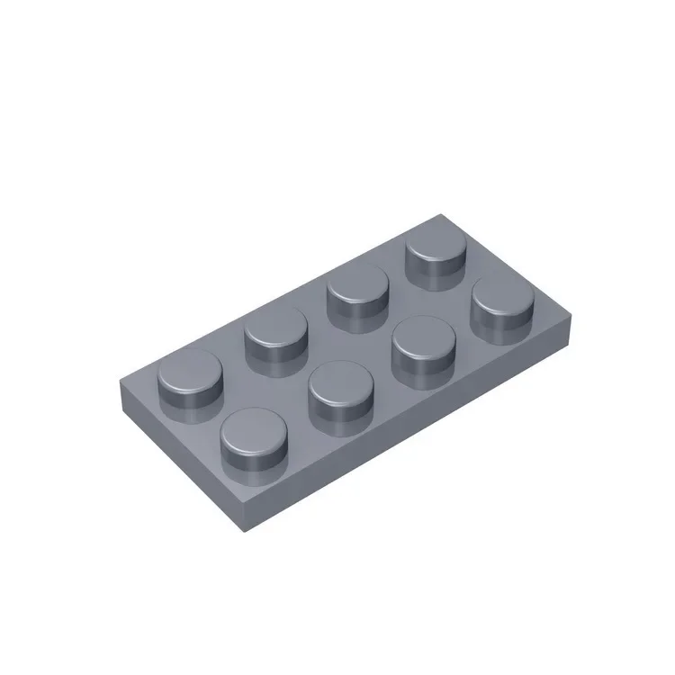 Gobricks GDS-511 Platte 2 x 4, kompatibel mit Lego 3020 Teilen, Kinder-DIY-Baustein, Partikelplatte zum Selbermachen