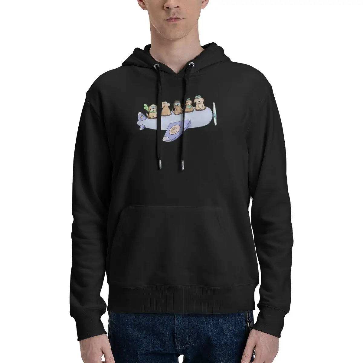 

2024 Best Selling Golden Ratio Airlines Classic Men's Hoodie Medium thickness soft fabric hoodie