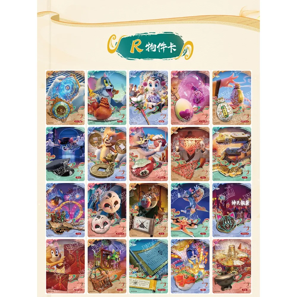 Kayou Original Tom und Jerry Sammelkarten für Kinder, amerikanische Animationsfilme, seltene limitierte Signatiekarten, kreative Geschenke
