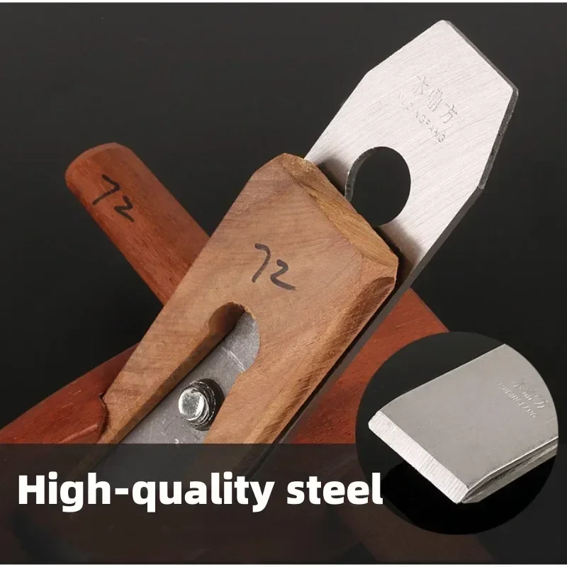 Allsome Mahogany Hand Planer Carpenter Flat Planer Woodworking Trimming Tool Home Carpenter Portable Mahogany Planer Tools