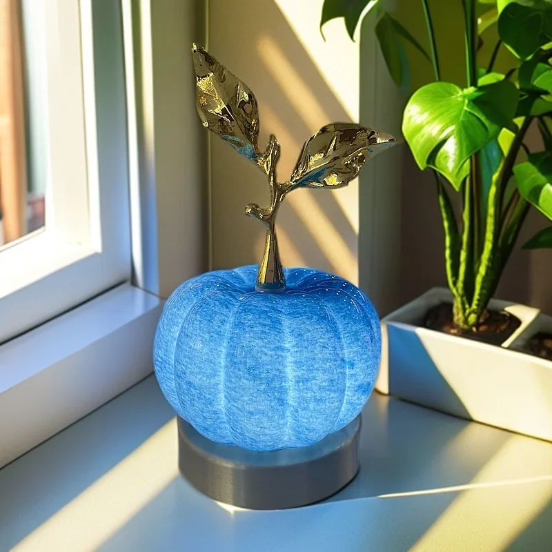 Desk Lamp Pumpkin Shape Touch Charging Bedroom Desk Atmosphere Light Low Voltage Creative Night Light