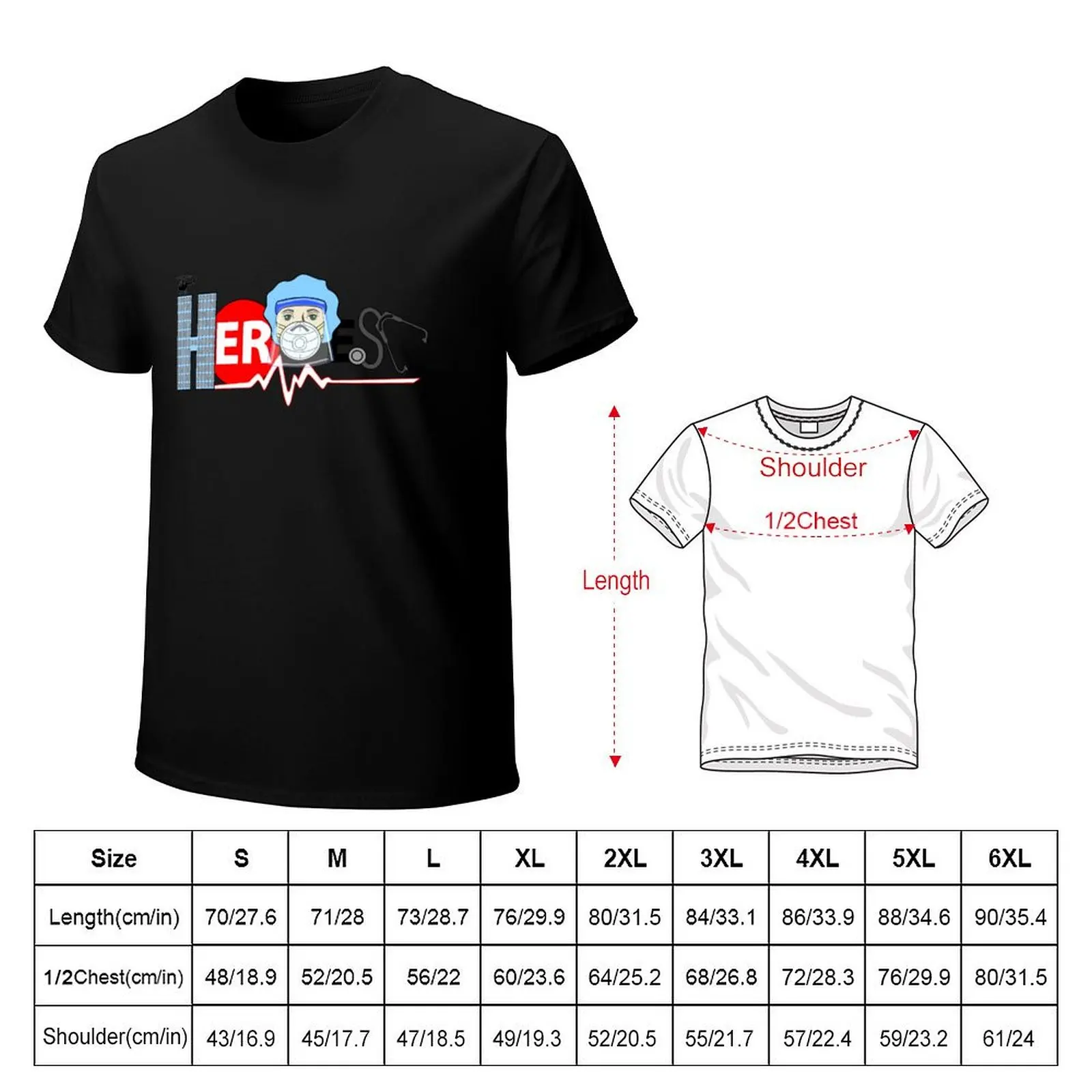 Medical Heroes Male T-Shirt Performance Workout Short Sleeve Tee