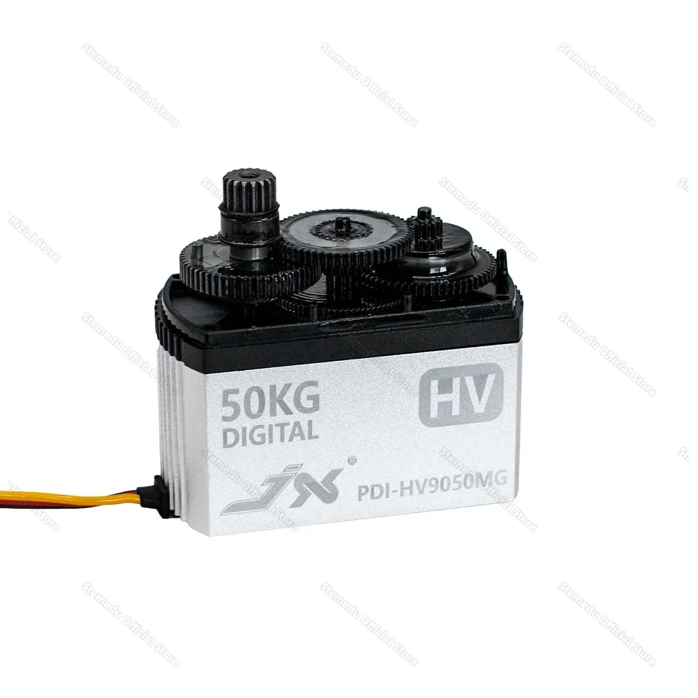 JX PDI-HV9050MG 50KG Angolo di 160 Gradi Ad Alta Precisione Metal Gear Servomotore Standard Digitale Per Auto Robot UAV Hobby Educazione