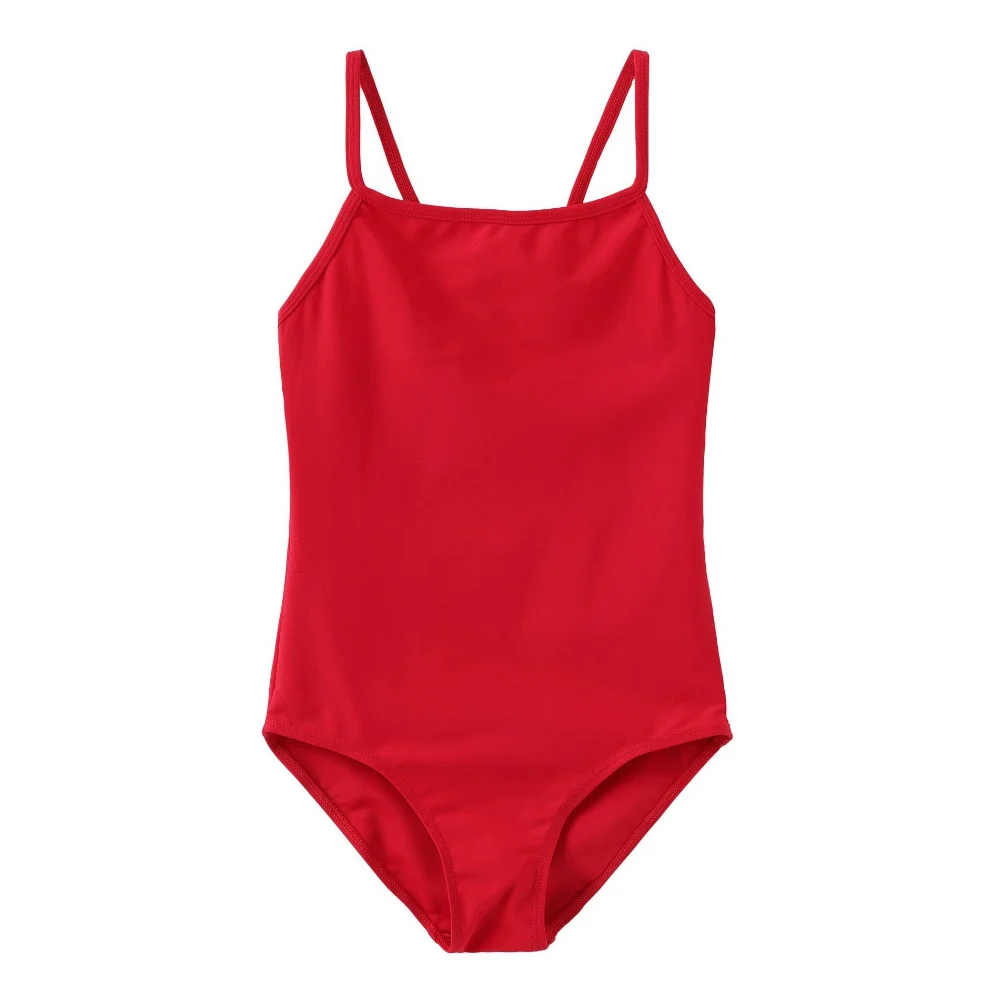 Meisjes Hemdje Dans BodySuit Mouwloos Y-Back Gymnastiek Trainingspak Ballet Dans Turnpakje