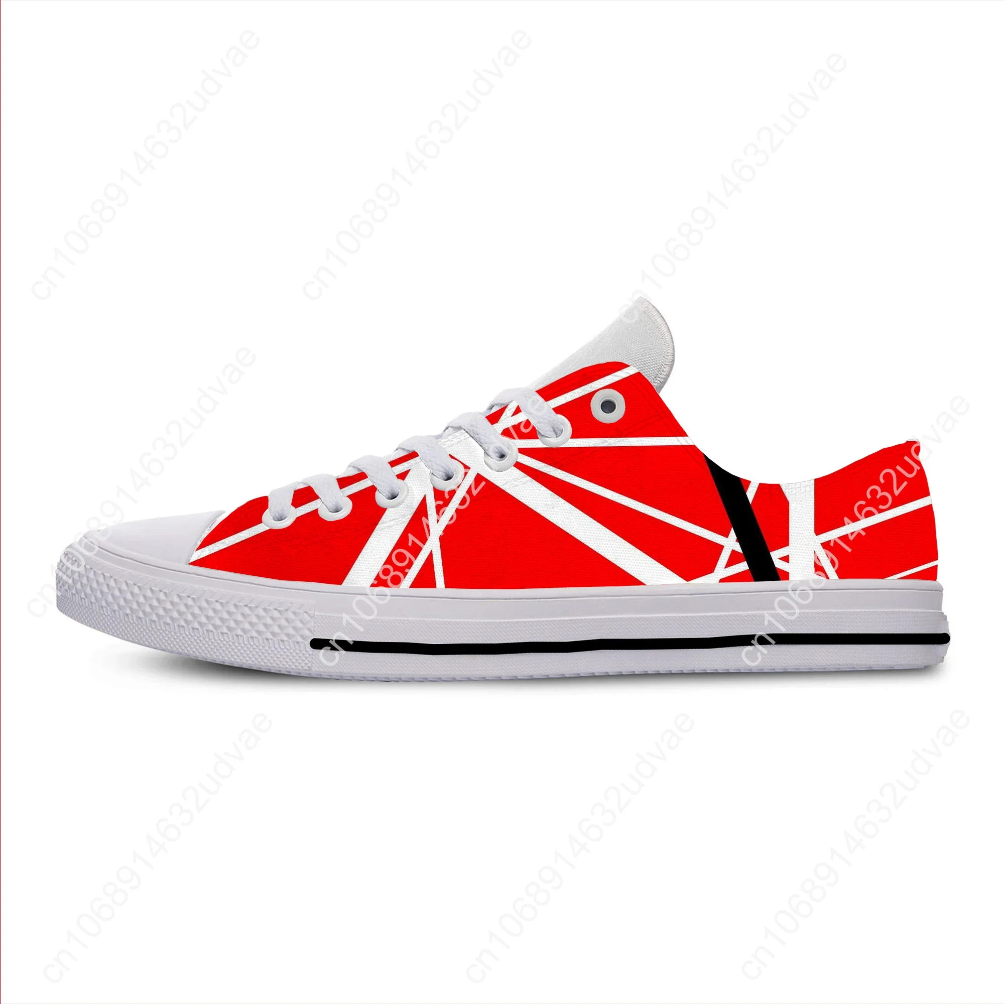 Hot Summer Cool EVH 5150 STRIPES Fashion Lightweight Classic Canvas Shoes Men Women Casual Sneakers Low Top Classic Board Shoes