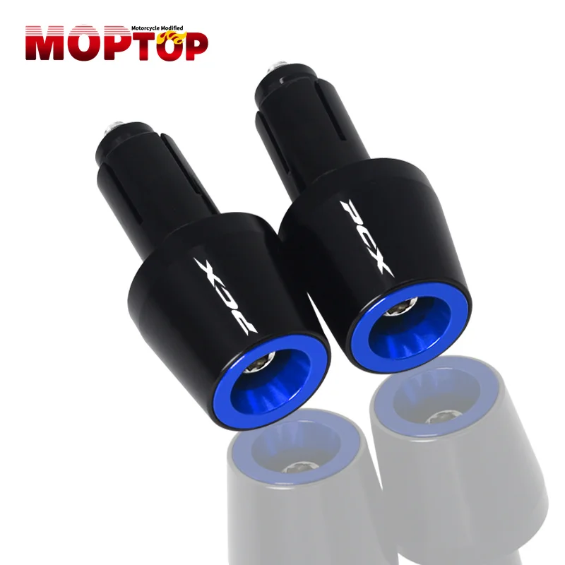 For PCX125 PCX150 PCX160 PCX 160 150 125 2012-2024 Motorcycle CNC Handlebar Ends Handle Bar Grips Cap Anti Vibration Plug Cover