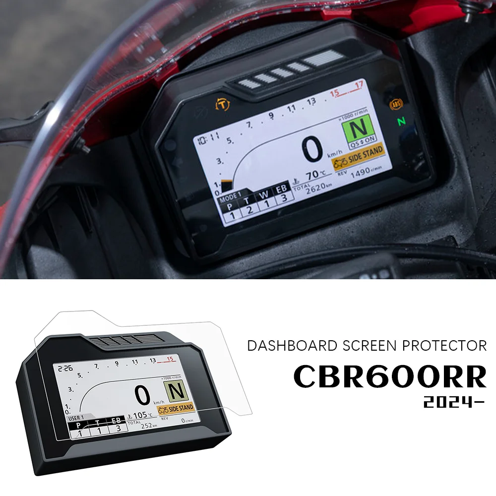 CBR600RR Accessories Dashboard Screen Protector for HONDA CBR 600 RR Motorcycle TPU Instrument Film CBR 600RR CBR600 RR Parts