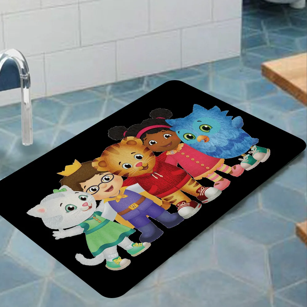 Daniel Tiger's Stop Hallway Carpet Washable Non-Slip Living Room Sofa Chairs Area Mat Kitchen Doormat Area Rug