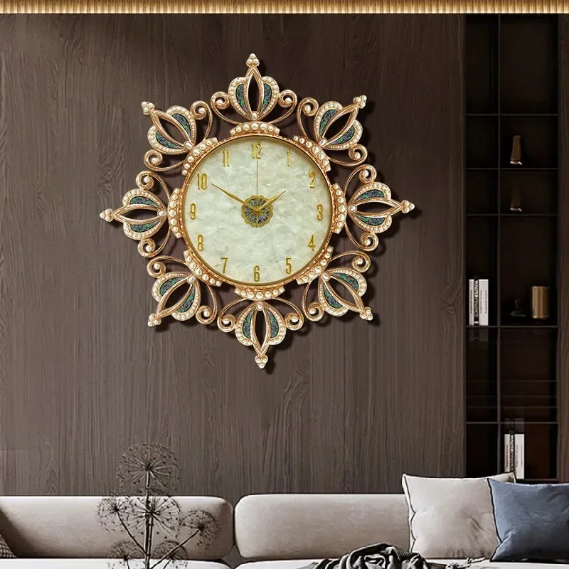&c 75CM Modern European Luxury Living Room Home Decor Wall Clock Dropshipping DDP