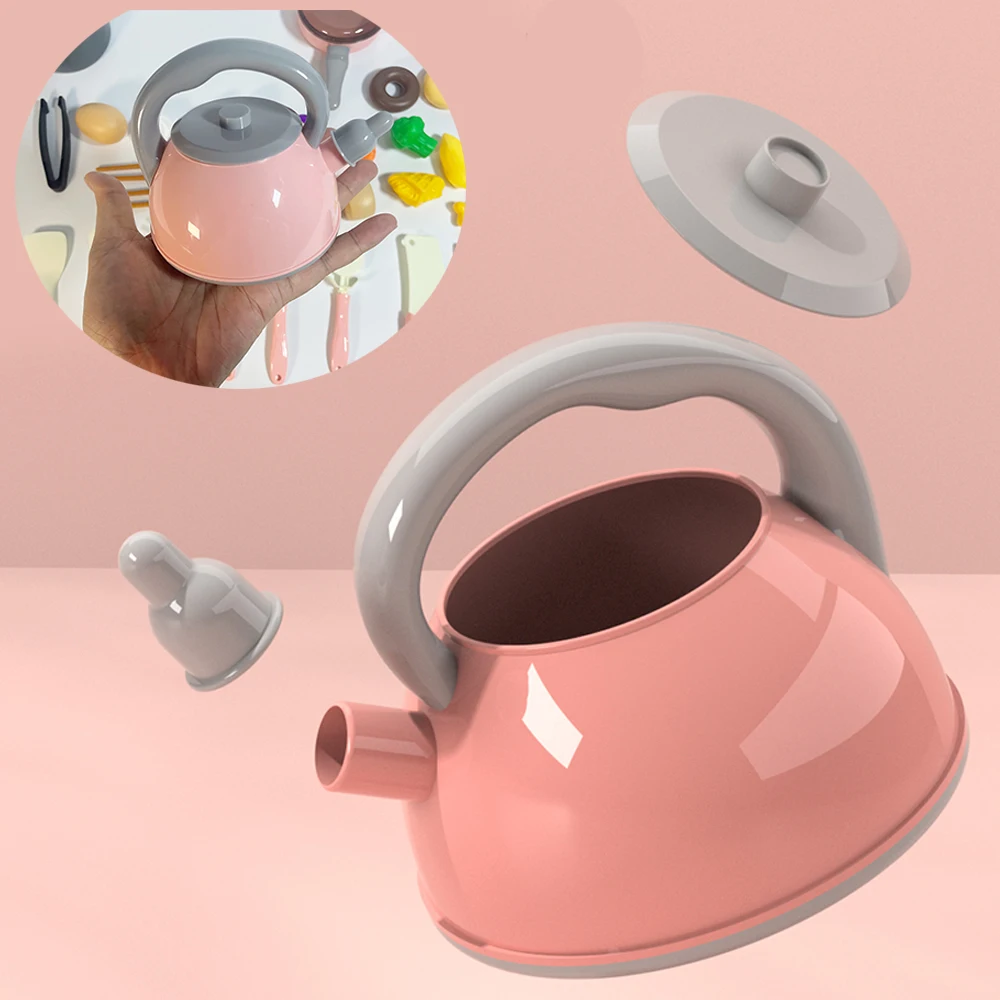 キッズキッチンおもちゃセット 92/69/59 個プレイキッチンアクセサリーキットプレイポット付きごっこ遊び食品調理おもちゃ幼児女の子男の子ギフト