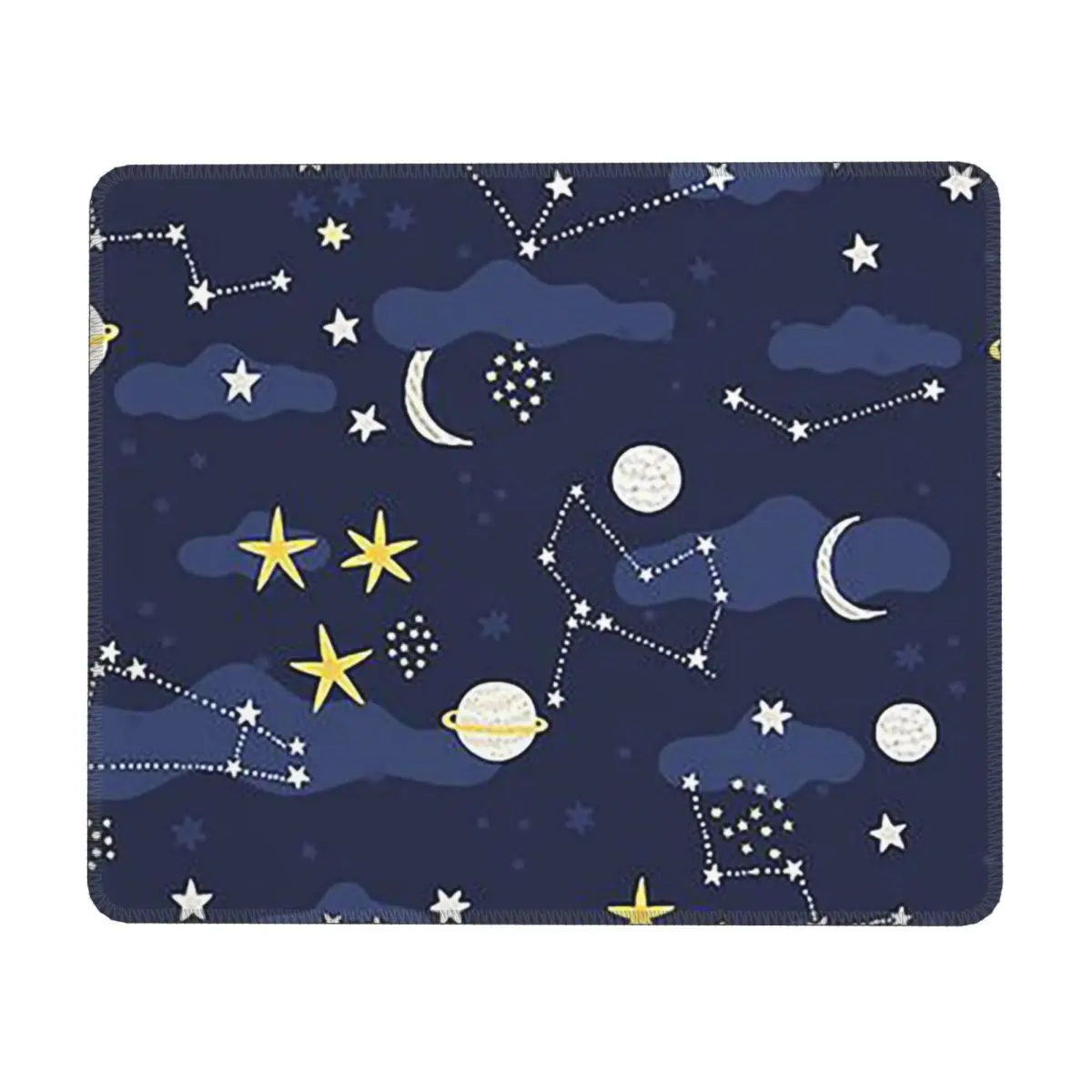 

Коврик для мыши Galaxy Cosmos Moon Stars с астрономическим мультяшным рисунком, универсальный размер, для компьютера, клавиатуры, мыши, геймеров, ПК, ноутбука, настольный коврик