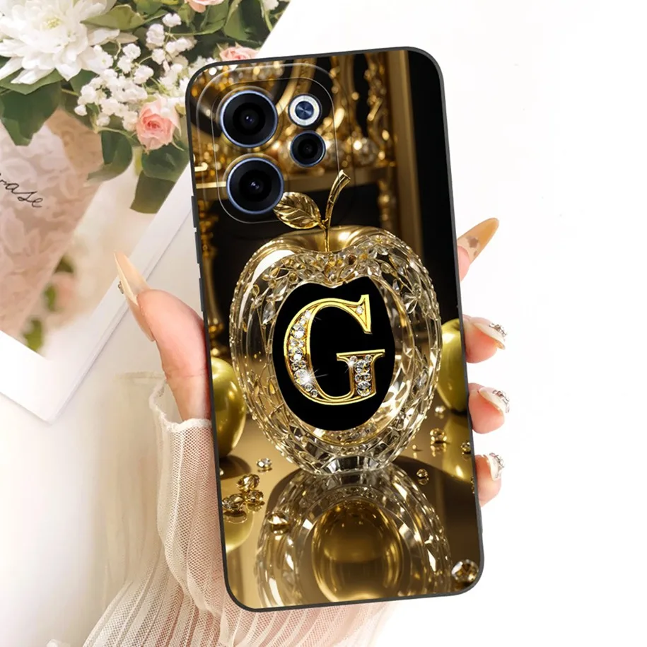 For OPPO Reno 14F 15F 5G Case Cute Crown Letters Soft Couple Phone Case For OPPO Reno 14FS 15FS Reno15F Reno14F Shockproof Cover