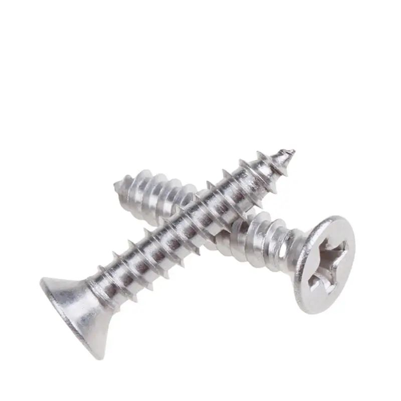 100pcs Stainless steel m1/m1.2/m1.4 - m2.6/m3*3-25mm countersunk head philips self tapping screw micro Flat head attack screw