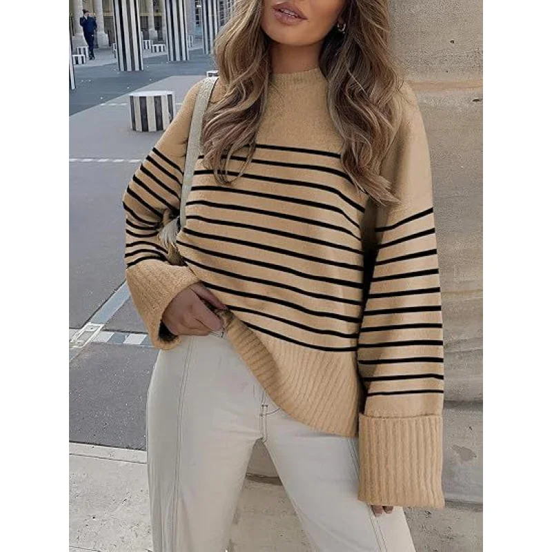 Long-sleeve pullover knitwear Autumn/winter  women's clothes Casual jacket