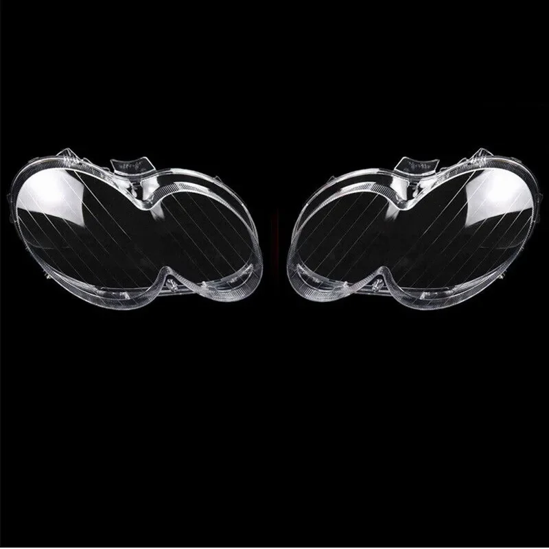 Paar Koplamp Cover Shell Auto Koplamp Lenskap Voor Mercedes-Benz W209 Clk 2-Deurs 2003-2009 Koplamp Kap Glazen Kap