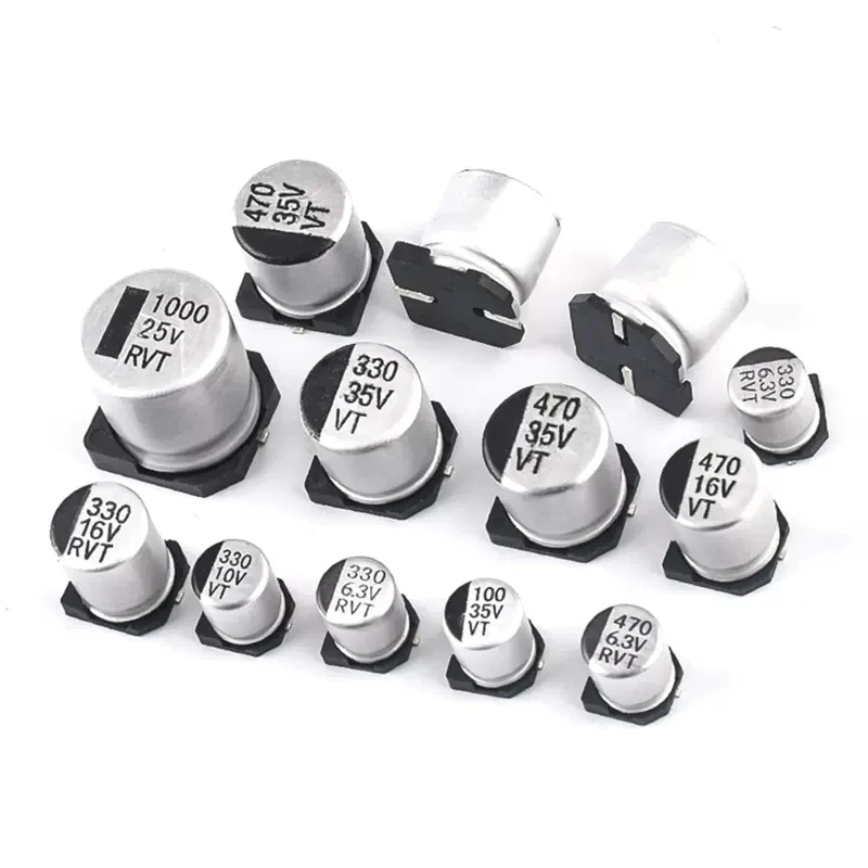 10PCS/LOT Aluminum Electrolytic Capacitor SMD 100UF10V 5X5mm 10V100UF Volume 5*5mm