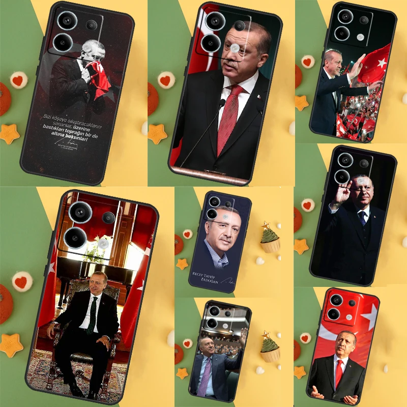 President Turkey Recep Tayyip Erdogan Cover For Xiaomi Redmi Note 13 12 11 9 10 Pro 12S 11S 10S 9S Redmi 13 12 10C 12C 13C Case