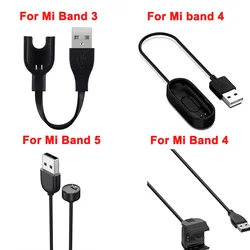 Şarj için Xiaomi Mi Band 3 4 2 Mi Band için 4 şarj cihazı yedek USB şarj adaptör tel için Xiaomi miBand 3 akıllı bant