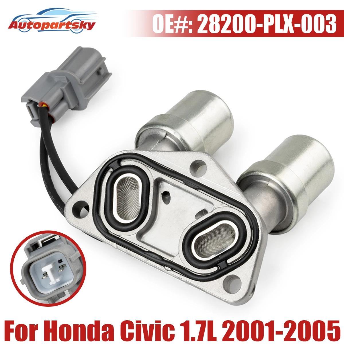 High Quality Transmission Dual Shift Solenoid 28200-PLX-003 28200PLX003 For Civic 1.7L I4 2001-2005 Replacement Accessories