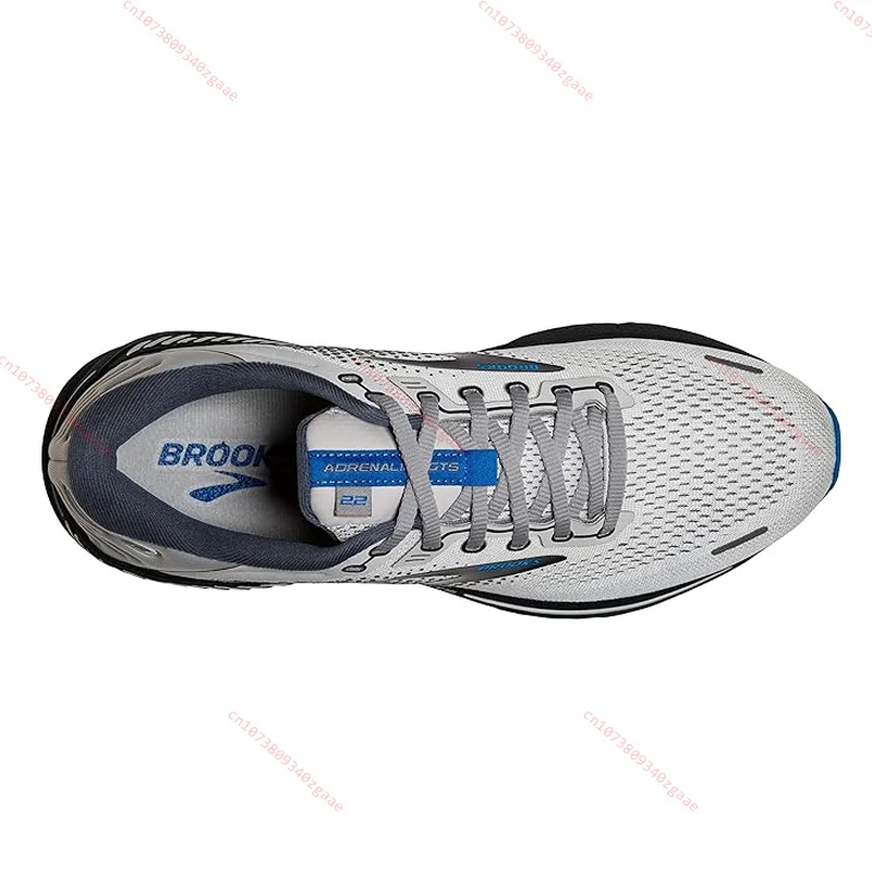 BROOKS Running Shoes Adrenaline GTS 22 Men Trail Running Sneakers Anti-Slip Cushioning Elastic Casual Road Jogging Shoes for Men