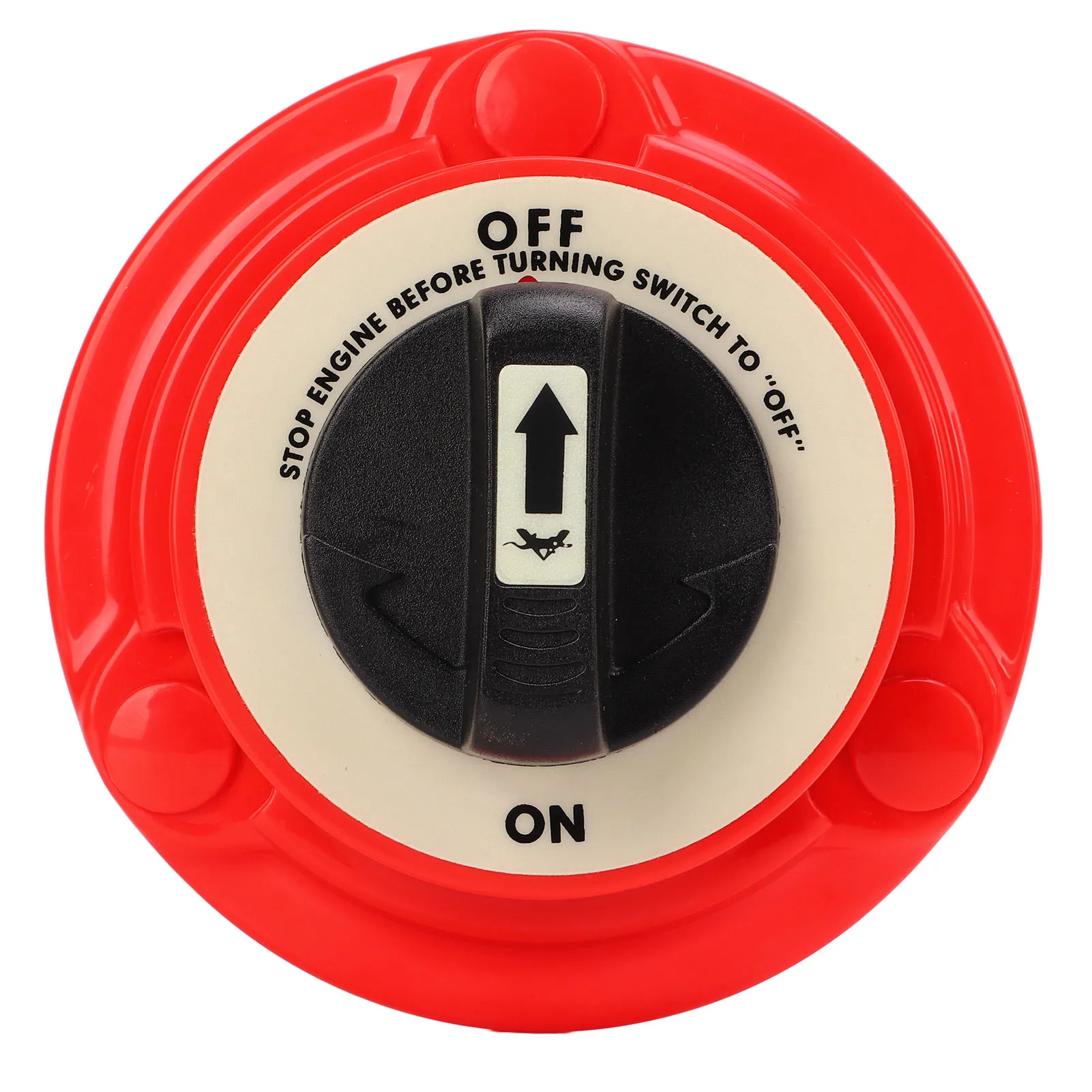 

DC6-32V Battery Power Off Switch - Round, 2 Position, 2 Terminal, 300A, Power Cut Off - for Marine, Boat - Electrical Accessory