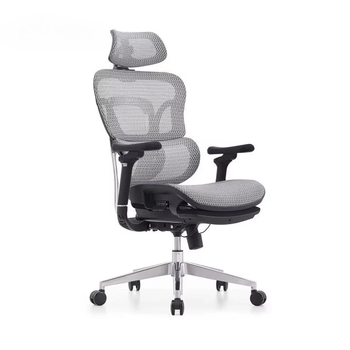 Deluxe Executive Ergonomic Mesh Rotating Office Chair Adjustable Headrest Conference Office Furniture