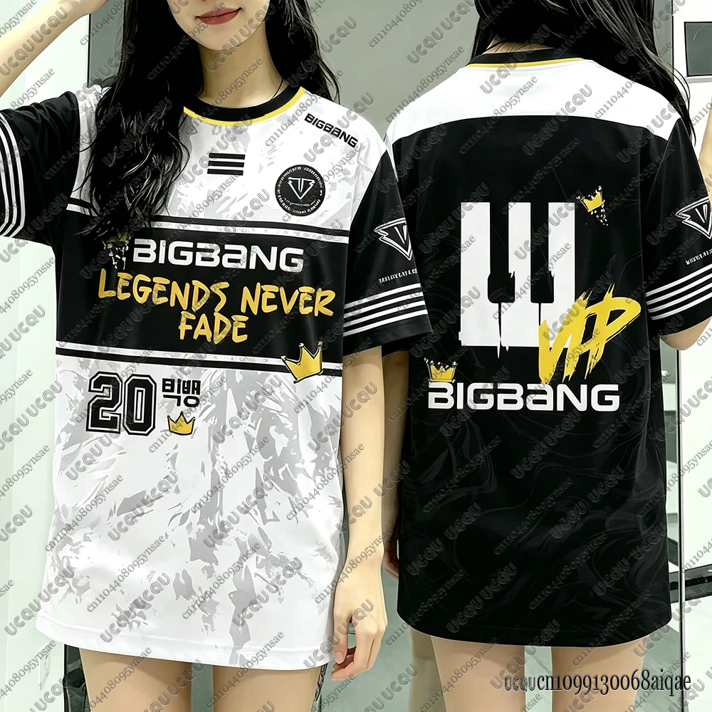 Koreanisches Kpop Big Bang 2026 Weltkonzert-Tour Mesh-Jersey für Frauen, Fangeschenk, Sport-Kurzarmshirt, TAEYANG G-DRAGON Fans Y2K Tops – Detail 12